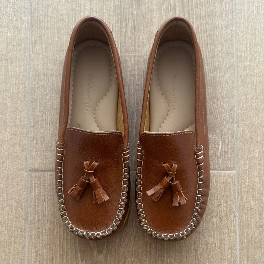 Elephantito little boys loafers size 1.5
